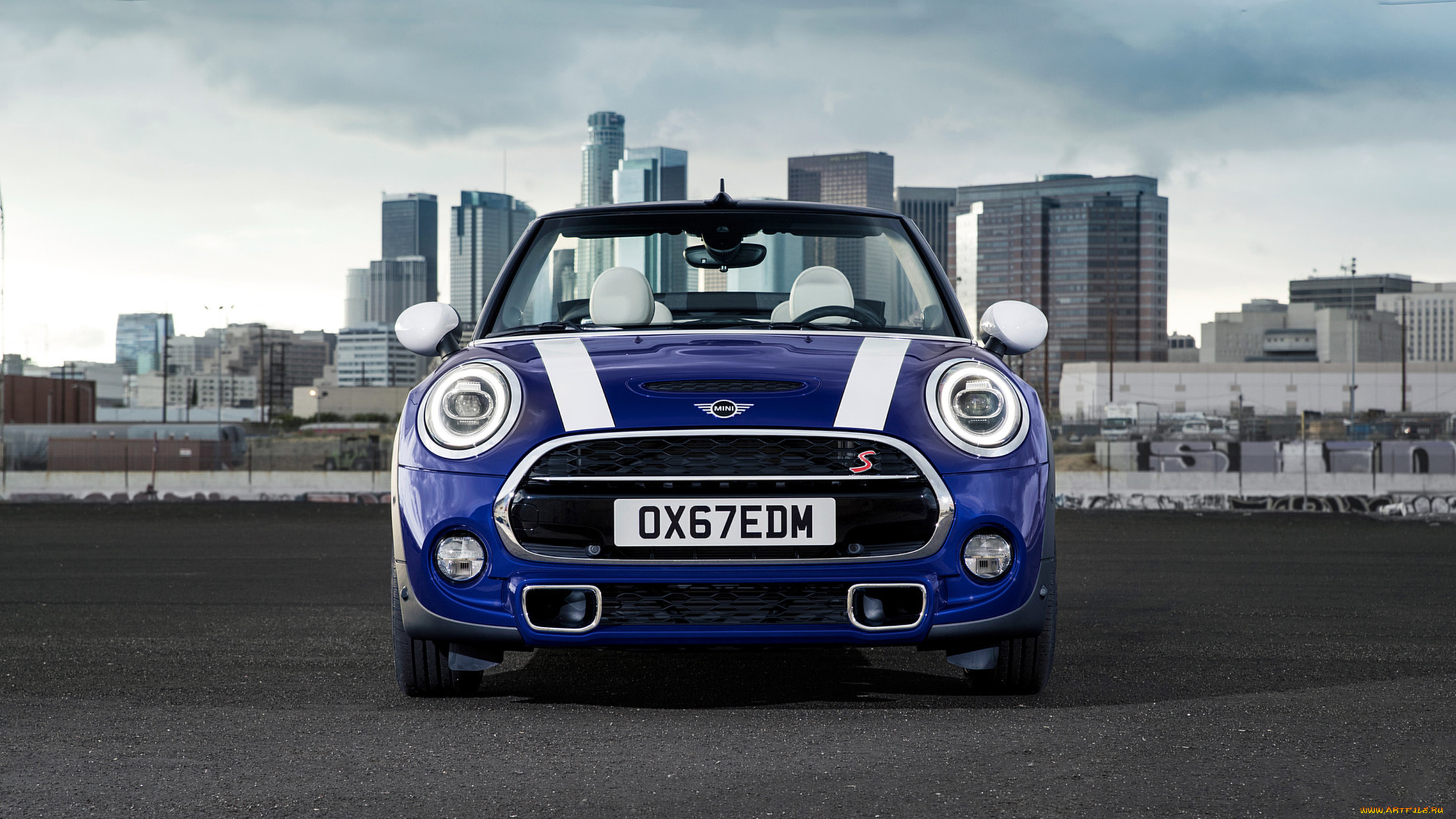 mini cabrio 2019, , mini, 2019, cabrio, blue